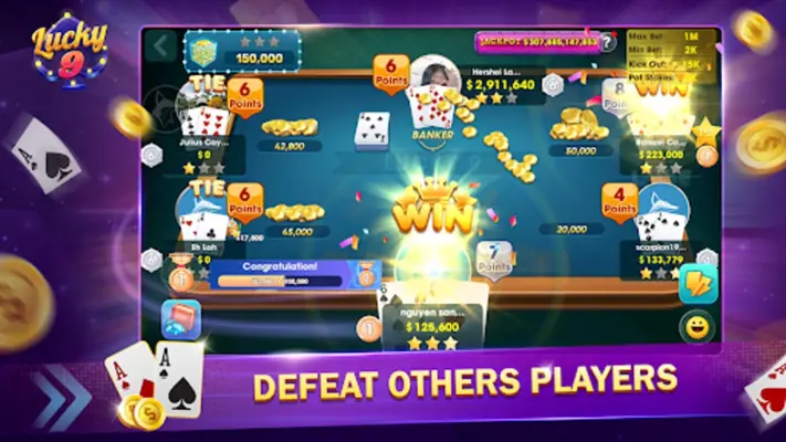 Lucky 9 ZingPlay – Master Wins android App screenshot 1